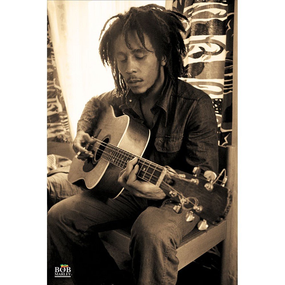 BOB MARLEY ボブマーリー (生誕 80年 ) - Sepia / ポスター - PGS